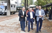 Harşit Sokak'ta çalışmalar devam ediyor