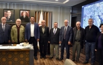 Nuri Dayı Şenliği Derneği Heyeti, Başkan Başer’e iade ziyaretinde bulundu