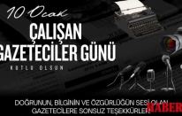 10 Ocak Çalışan Gazeteciler Günü mesajları