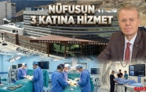 Gümüşhane Devlet Hastanesi toplam nüfusun 3 katına hizmet verdi