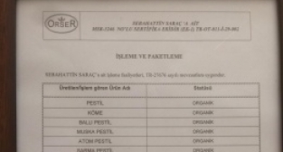 Saraç'tan Organik Pestil Girişimi