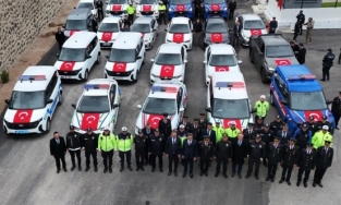 Gümüşhane’de Emniyet ve Jandarma filosuna 28 yeni araç