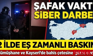 Gümüşhane Merkezli Dev Operasyon: 391 Milyon TL'lik Yasa Dışı Bahis Ağı Çökertildi