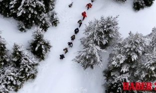 Gümüşhane’nin Alpleri Tersun Dağı’nda büyüleyici görüntüler