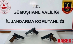 Torul’da Jandarma'dan silah kaçakçılığı operasyonu: 3 silah ve 2 şüpheli yakalandı