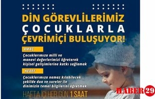 Cami Görevlileri Çocuklarla Çevrimiçi Buluşacak
