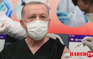 Cumhurbaşkanı Erdoğan Aşı oldu