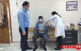 Şiran’da İlk Koronavirüs Aşısı Yapıldı