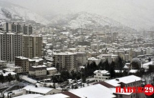 Gümüşhane’de Kar Yağışı