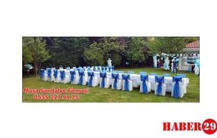 Alana Uygun Masa Sandalye Kiralama