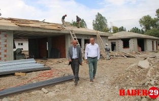 Başkan Özel Modern Hayvan Pazarı İnşaatını İnceledi