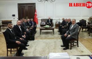 Gümüşhane Heyeti Kürtün Sınırı İçin Süleyman Soylu'yu Ziyaret Etti