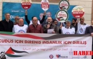 Gümüşhane Genç Memur İl Teşkilatından İsrailin Mescid-i Aksa Baskınına Tepki