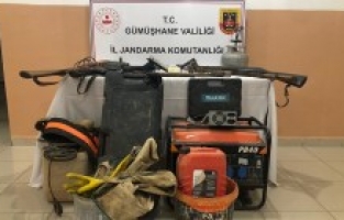 Şiran’da Kaçak Kazı Operasyonu