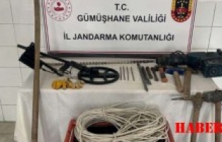 Kelkit İlçesi'nde Defineciler Yakalandı