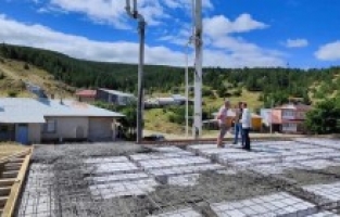 Yas evinin çalışmaları son sürat devam ediyor