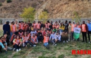 Gümüşhane'de onlarca fide toprakla buluştu