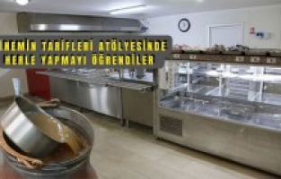 Ninemin Tarifleri Atölyesinde Öğrencilere Gümüşhane Yöresel Yemekleri Öğretiliyor