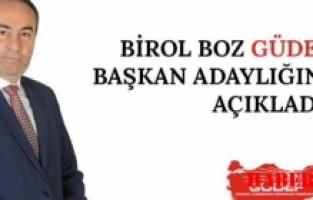 Birol Boz, GÜDEF Başkanlığı İçin Adaylığını Açıkladı