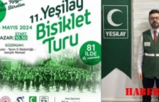 11. Yeşilay Bisiklet Turu Pazar günü