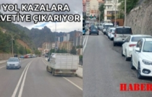 Buraya Park Edilen Araçlar Kazaya Davetiye Çıkarıyor