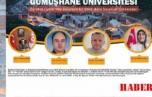Gümüşhane Üniversitesinden Önemli Başarı;4 Bilim İnsanı, Dünyanın En Etkili Bilim İnsanları Listesine Girdi