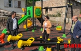 Gümüşhane’de 5 köye yeni çocuk oyun parkı yapıldı