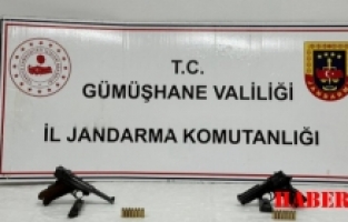 Gümüşhane’de jandarma ekipleri ruhsatsız silahlara geçit vermiyor