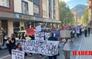 Gümüşhane’de Kadın ve Çocuk Cinayetleri İçin Halk Yürüyüşü Düzenlendi