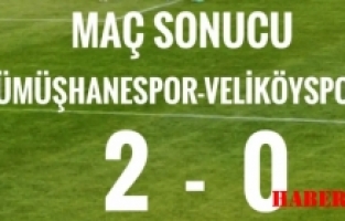 Gümüşhanespor ligte ilk galibiyetini aldı