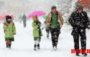 Gümüşhane’de okullara kar tatili