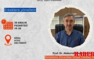 Gümüşhane AGD'den Tefsir Dersleri