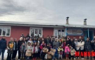 Üniversite öğrencilerinden miniklere “Kışa Merhaba” etkinliği