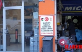 Gümüşhane’de otomobil servisinin gelirinin yarısı Gazze ve Lübnan’a gidiyor