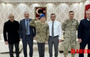 Gümüşhane’de özel eğitim öğrencisinin askerlik hayali gerçek oldu