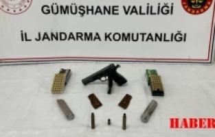 Jandarma’dan Kürtün’de ruhsatsız silah operasyonu