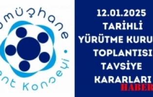 Kent Konseyi tavsiye kararlarını açıkladı