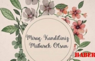 Miraç Kandili mesajları