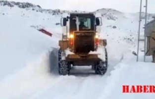 Gümüşhane'de kar yağışı nedeniyle 228 köy yolu kapandı