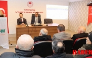 Gümüşhane’de devlet destekli tarım sigortaları anlatıldı