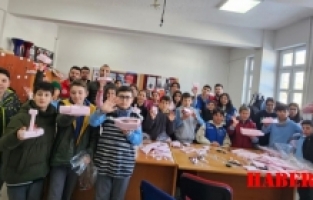 Köy okulunda teknoloji tasarımı yaptılar