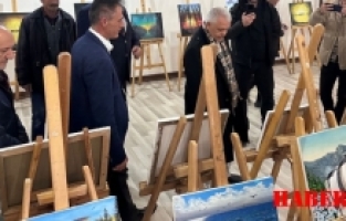 Mehmet Çelik ilk sergisini açtı