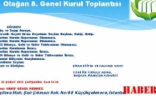 ŞEKAV, 8. Olağan Kongre’ye Gidiyor