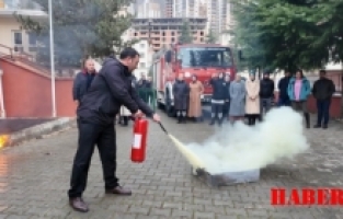 Yangın eğitimleri devam ediyor