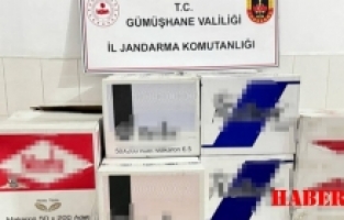 Gümüşhane'de 370 bin adet boş makaron ele geçirildi