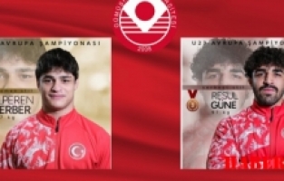 Gümüşhane Üniversitesi güreşçileri Avrupa’da zirvede