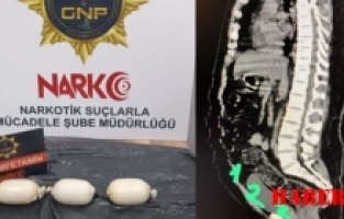İranlı kurye bağırsaklarında metamfetaminle yakalandı
