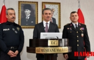 Vali Baruş, Şubat ayının asayiş ve güvenlik verilerini açıkladı