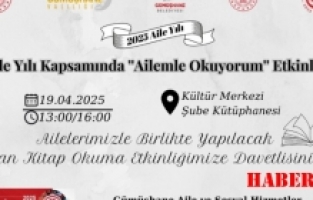 “Ailemle Okuyorum” Etkinliğiyle Kitaplar Ailelerle Buluşuyor