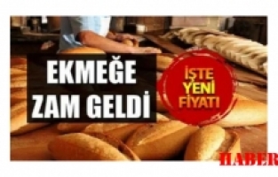 Gümüşhane'de Ekmeğe Zam Geldi